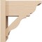 Ekena Millwork 8-in W x 16-in D x 16-in H Funston Trad Rough Cedar Woodgrain TimberThane Outlooker, Primed Tan OUTUR080X16X16FST04RCPR - alternate 2